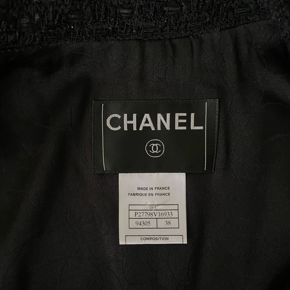 CHANEL Black Tweed Jacket SOLD - Picture 5 of 12